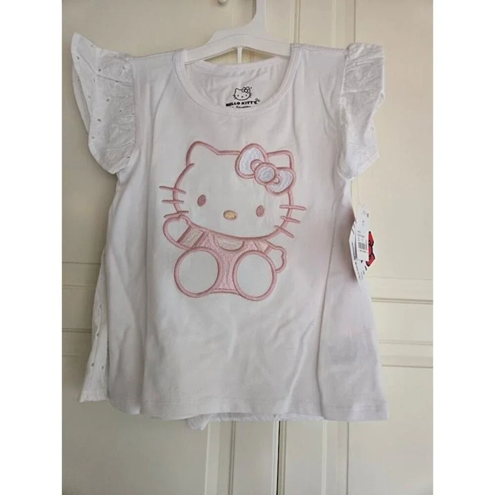 Hello Kitty Toddler Girls 2 Piece Outfit - Size 5T - NEW